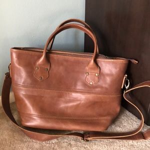 Saddleback Leather Love 41 zipper leather tote